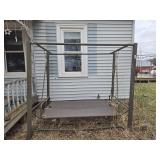 Porch swing, no canopy