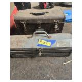 2 tool boxes with contents