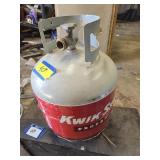 20Lb propane tank, some contents