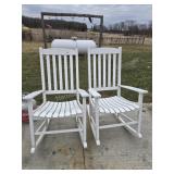 2 rocking chairs