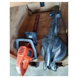 Hedge trimmer and blower