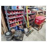 Contents of bench and rear shop room