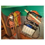 Extension cords and work lights