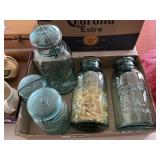Green Glass Canning Jars