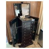 Jewelry Armoire & Contents