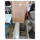 Cart, bowling ball, mailbox