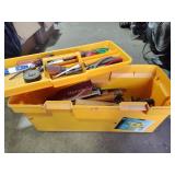 Toolbox with tools