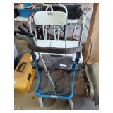 2 walkers and shower seat