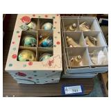 4 Boxes Vintage Christmas Ornaments