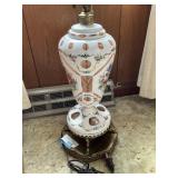 Bohemian Glass Lamp