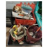 Lot of tools, buckets and other