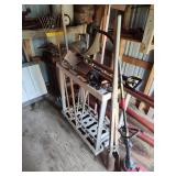 Yard tools with stand