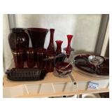 Ruby Red Glassware - Bring Boxes