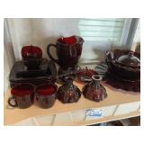 Ruby Red Glassware - Bring Boxes