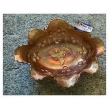 Vintage Carnival Glass Bowl