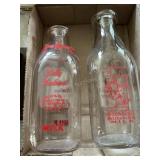 2 Milk Bottles