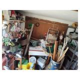 Contents of garden shed except for marked lots