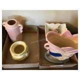 2 Flats Art Pottery - some As-is