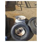 3 tire rims and tube