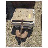 Boat seat and anchor