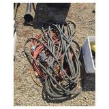 Assorted electrical cords