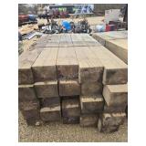 Pallet of 6x8 logs varying lengths