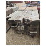 Pallet of 6x8 logs varying lengths