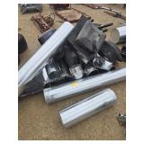 Assorted stove pipe and other items