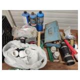 Torch, propane, crimp tool and parts