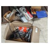 Spark checker, coil compressor, assorted parts