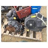 Pallet of assorted motors