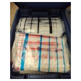 Tote of plastic storage bags