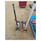 2 floor jacks, don