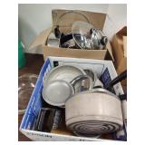 Pots and pans 2 boxes