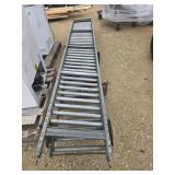 2 sections 12 ft conveyor will legs