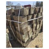 Pallet of wood blocks