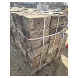 Pallet of wood blocks