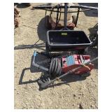 Pressure washer and lawn spreader