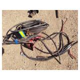 Hydraulic hoses and pump