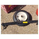 Wheel with tube and leveler