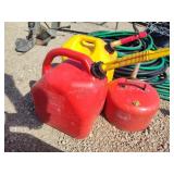 3 fuel cans