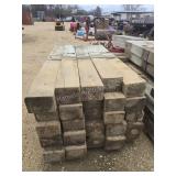 Pallet of 6x8 logs varying lengths