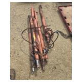 6 hydraulic cylinders