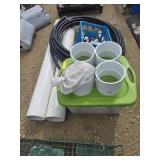 Assorted pvc and piping