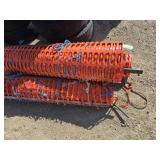 3 rolls snow fence