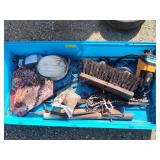 Bin of assorted items