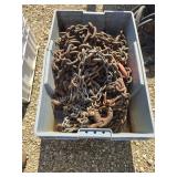 Assorted sections of chain