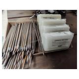 Trap wax and steel stakes