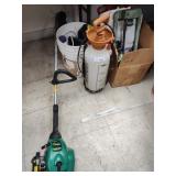 Gas trimmer, sprinklers, sprayers and other
