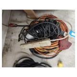 Extension cords and work light